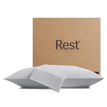REST® Evercool®+ Cooling Pillow Cases - Ultimate Comfort for Sensitive Skin & Hair