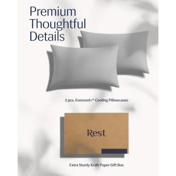 REST Evercool Cooling Pillow Cases for Sensitive Skin & Hair