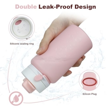 Lightweight Collapsible Water Bottle for Travel and Gym