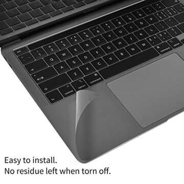 CaseBuy MacBook Pro 13 inch Palm Rest Protector, Wrist Rest Cover with Trackpad Skin for 2023 2022 2...