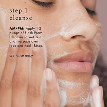 Bioelements 3-Step Mini Starter Set: Combination Skin - Includes Flash Foam Cleanser, Equalizer Toner & Absolute Moisture Moisturizer - Vegan, Gluten Free - Never Tested on Animals