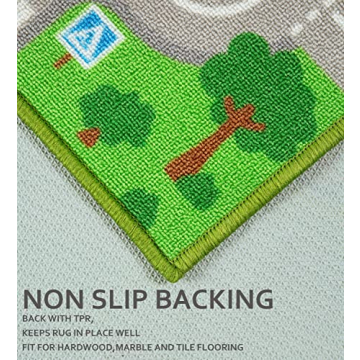 Yincimar Kids Playroom Rug City Life Playmat for Hot Wheels