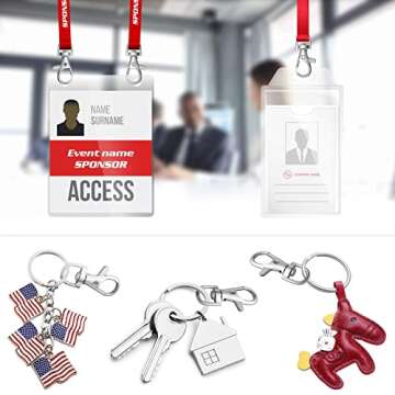 sprookber 100pcs Metal Lobster Claw Clasp Set for Crafts