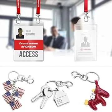 sprookber 100pcs Metal Lobster Claw Clasp Set for Crafts