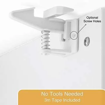 Child Safety Cabinet Locks | Easy to Install Baby Proofing