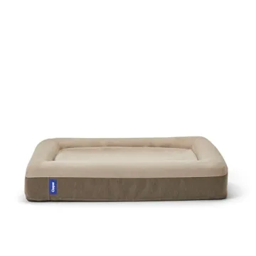 Casper Dog Bed, Plush Memory Foam, Large, Sand, 35.0"L x 45.0"W x 7.0"Th