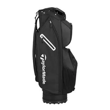 TaylorMade Golf 2023 Black Classic Cart Golf Bag - Durable & Stylish