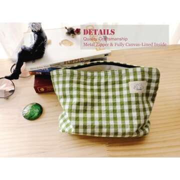 Stylish HAPPYHEIDI Makeup Bag for Organizing Essentials