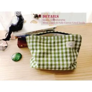 Stylish HAPPYHEIDI Makeup Bag for Organizing Essentials