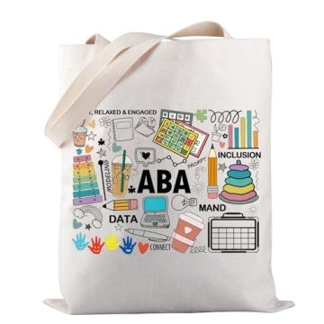 PWHAOO Autism Behavior Analyst Tote Bag - Durable & Meaningful for Educators