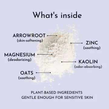 Herb & Root Rose Scented Fragrant Talc-Free Dusting Powder for Women, Feminine Powder, Body Powder, Bath Powder, Anti-Chafing Powder, Baby Powder, 6 oz