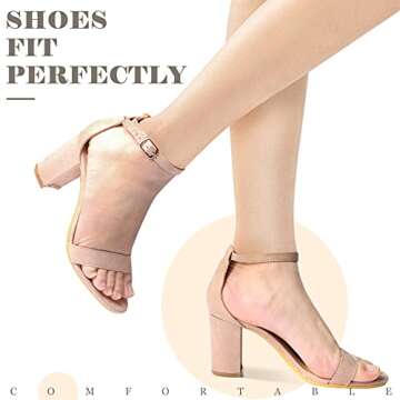 Stylish Ankis Heels for Women with Chunky Comfort