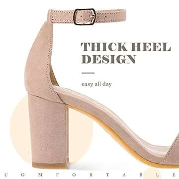 Stylish Ankis Heels for Women with Chunky Comfort