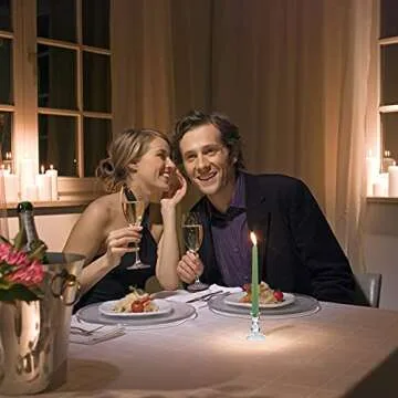 Elegant Clear Glass Candle Holders Set for All Occasions