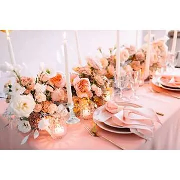 Elegant Clear Glass Candle Holders Set for All Occasions