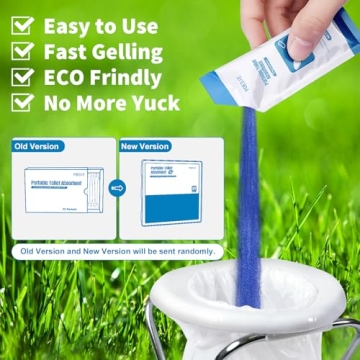 Portable Toilet Gel for Waste Management on the Go