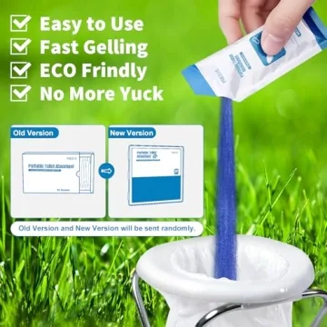 Portable Toilet Gel for Waste Management on the Go