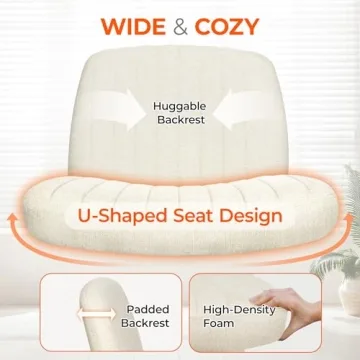 Buy Stylish Orange Factory Criss Cross Chair for Comfort