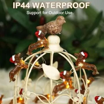 KAiSnova Dachshund Dog String Light with Remote Control