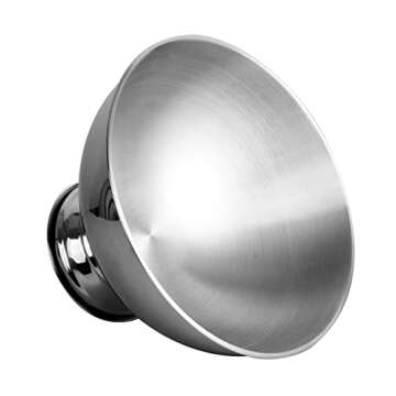 Stainless Steel Champagne Bowl Ice Bucket, Bar Ice Bucket, Large Size Ice Bowl Metal Bar Beer Barrel Champagne Wine Big Ice Bucket for Home Bar - 15.35" x 9.65''