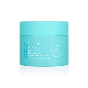 TULA Skin Care 24-7 Hydrating Day & Night Cream - Supersize, Anti-Aging Moisturizer for Face, Contai...