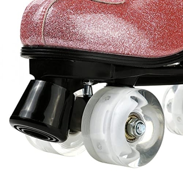 Simcat Sparkly High-top Roller Skates for All Ages