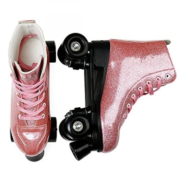 Simcat Sparkly High-top Roller Skates for All Ages