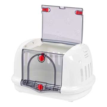 IRIS Small Animal Carrier, White