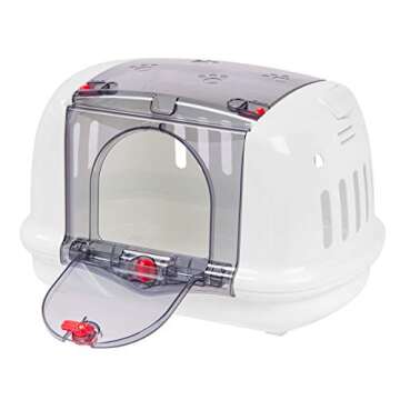 IRIS Small Animal Carrier, White