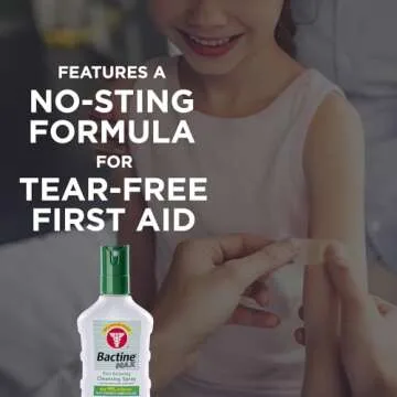 Bactine Max Pain Relieving Spray 2 Pack for Family Safety