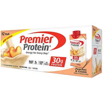 Premier Protein High Protein Shake in Peaches & Cream, 132 Fl. Ounce