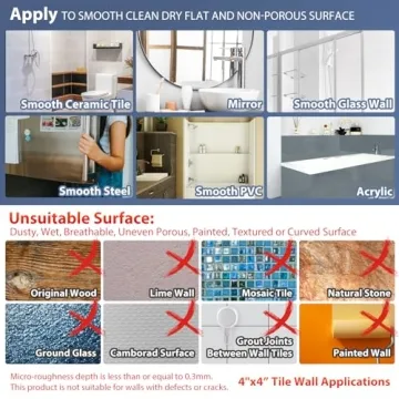 TAILINK Shower Grab Bar Suction Cup Safety Handrail 16-Inch