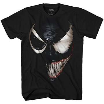 Official Marvel Venom Spider-Man Graphic Tee for Men