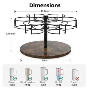 Kssiaz Water Bottle Organizer for Easy Tumblers Storage