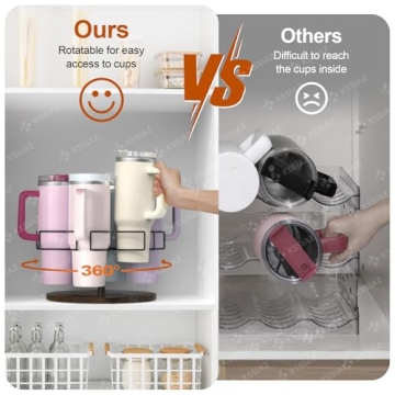 Kssiaz Water Bottle Organizer for Easy Tumblers Storage