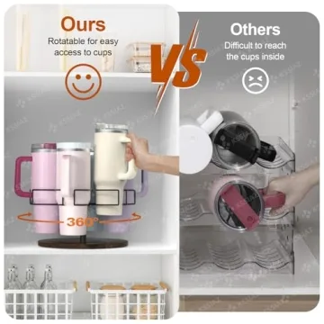 Kssiaz Water Bottle Organizer for Easy Tumblers Storage