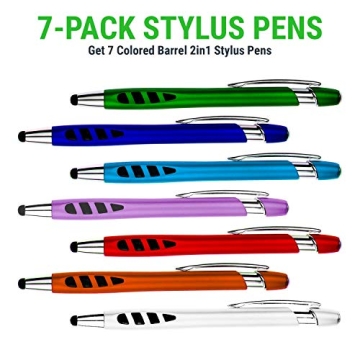 Stylus Pen for Touch Screens & Ballpoint Writing Pen