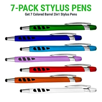 Stylus Pen for Touch Screens & Ballpoint Writing Pen