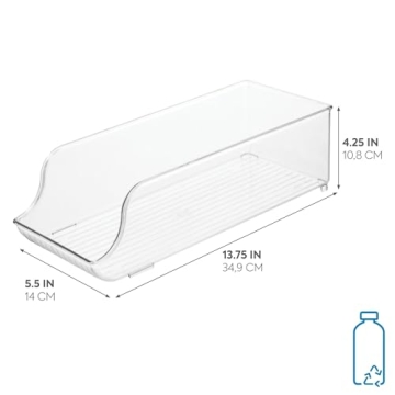 iDesign BPA-Free Drink Holder for Kitchen and Fridge