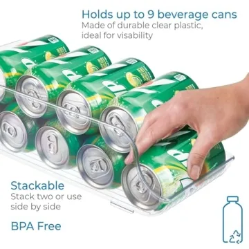 iDesign BPA-Free Drink Holder for Kitchen and Fridge