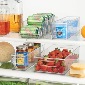 iDesign BPA-Free Drink Holder for Kitchen and Fridge