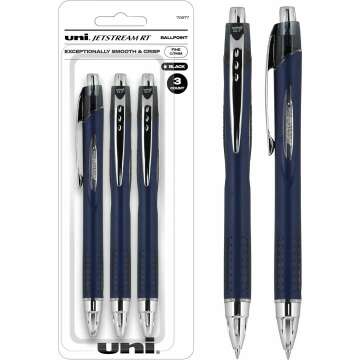 Uniball Jetstream RT - Top-Rated Black Ballpoint Pens