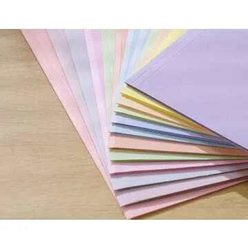 GOGODUCKS 50pcs Colorful Hanging File Folders for Organization