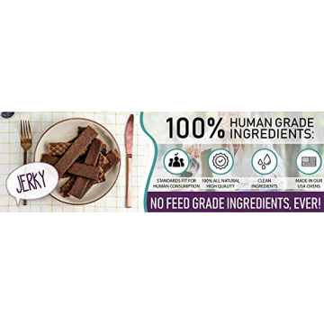 Premium Duck and Blueberry Jerky Treats for Dogs