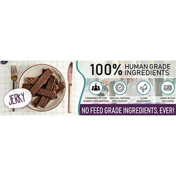 Premium Duck and Blueberry Jerky Treats for Dogs