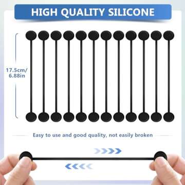 FGSAEOR Magnetic Cord Organizer for Cables and More