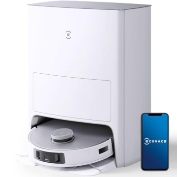 ECOVACS DEEBOT T20 Omni Robot Vacuum and Mop - Self-Cleaning, Hot Water Mopping, Obstacle Avoidance,...