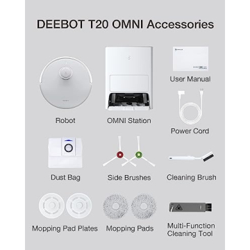 ECOVACS DEEBOT T20 OMNI Robot Vacuum and Mop