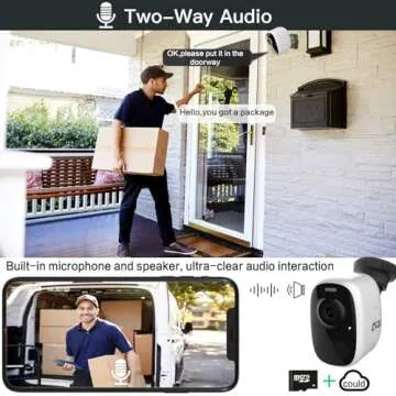 DCT Magnetic Cameras for Home Security: No Drilling Instant Installation - Wireless WiFi Cam for Outdoor - Motion Detection - Color Night Vision - SD/Cloud Storage