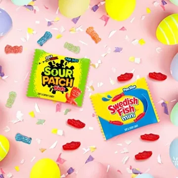 SOUR PATCH KIDS & SWEDISH FISH Easter Candy Bulk Pack